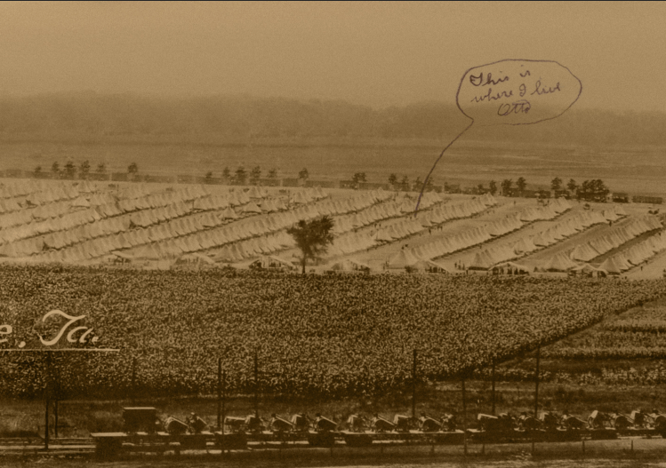 Otto Mauser Tent - Zoomed in View